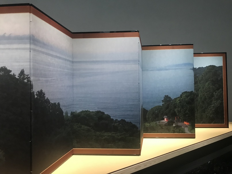甘橘山春日社遠望図屏風