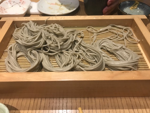 枌蕎麦、食べる前に写真を撮るの...