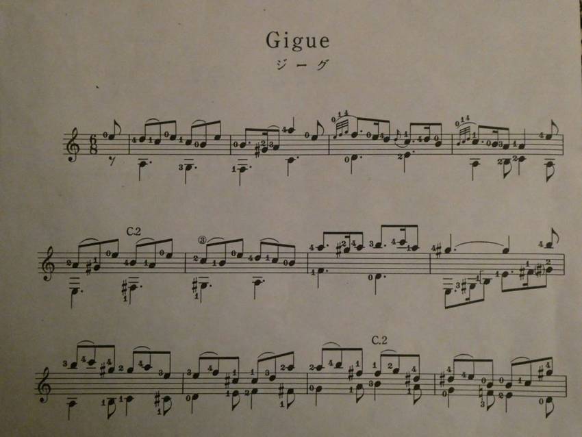 バッハ・リュート組曲2番「Gi...