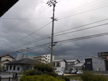 今日の空