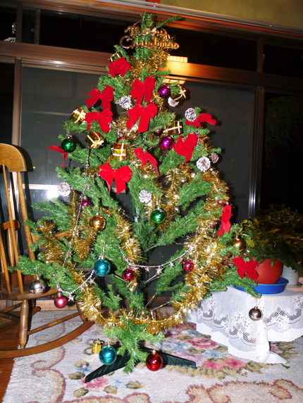 手抜きのクリスマスツリー