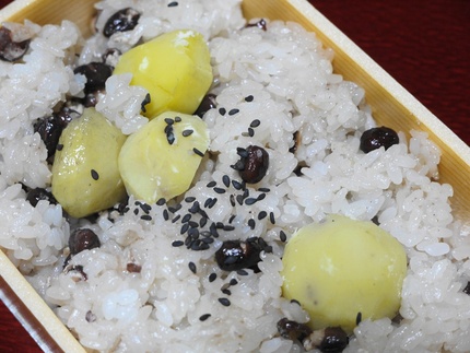 秋の味覚　名物栗めし　大窪寺の...