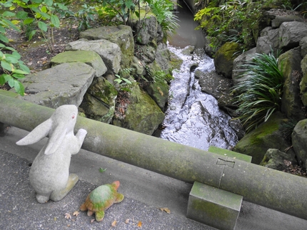 明月院（あじさい寺）　枯山水の...