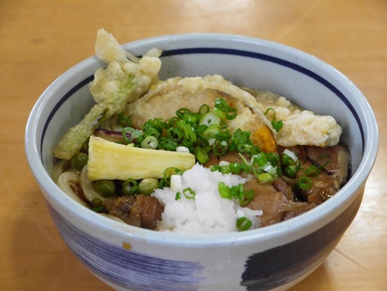 甘辛く煮込んだ鶏肉に野菜たっぷ...