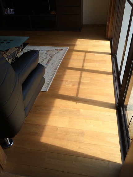 おひさまが　だいぶんお部屋に入...