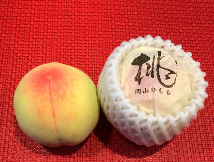 岡山の桃　もらいました！ 　　...