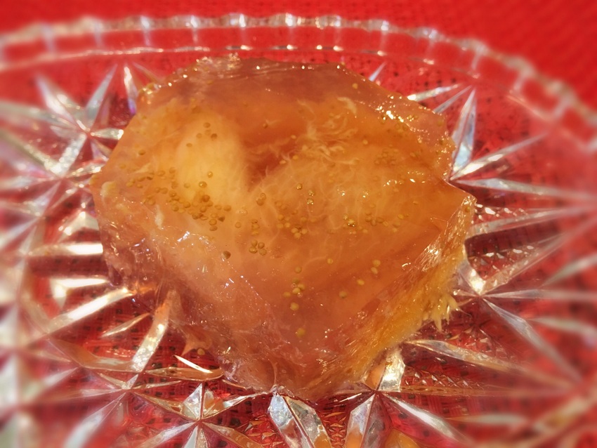 無花果の白ワイン煮で ゼリー ...