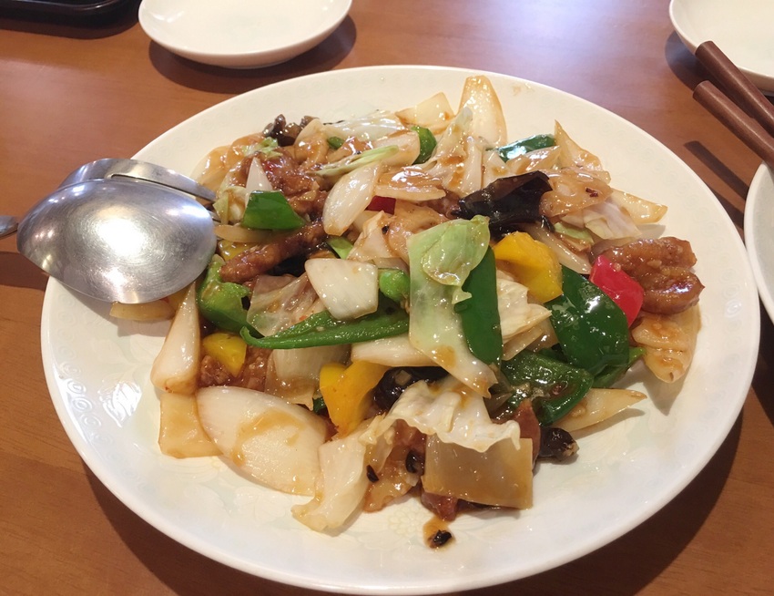 豚肉とたっぷり野菜の豆鼓炒め