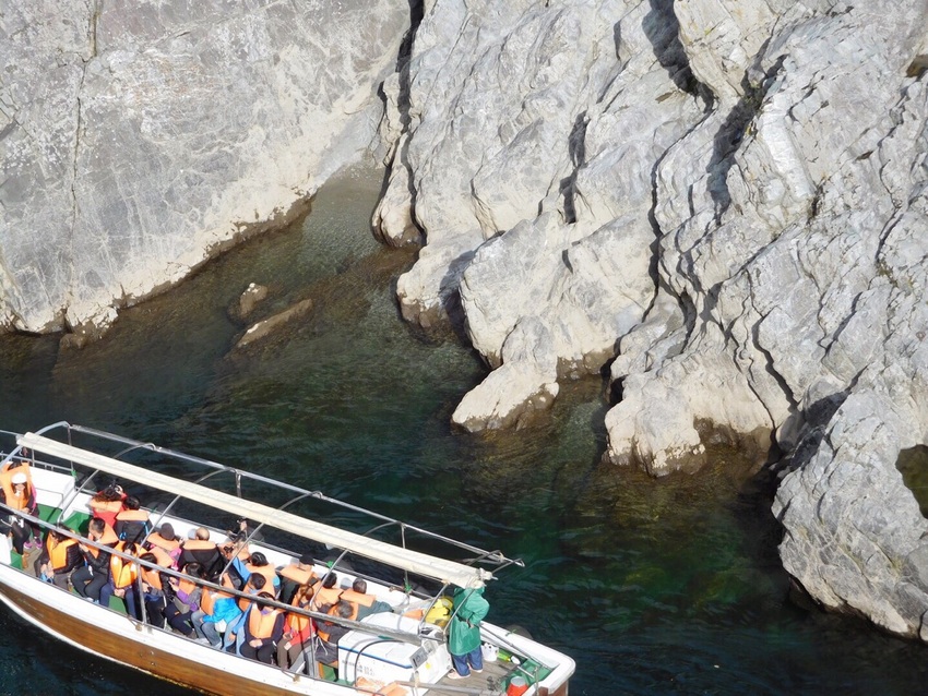 大歩危峡舟下り