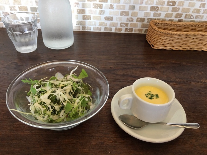 サラダ & かぼちゃの冷製ポタ...