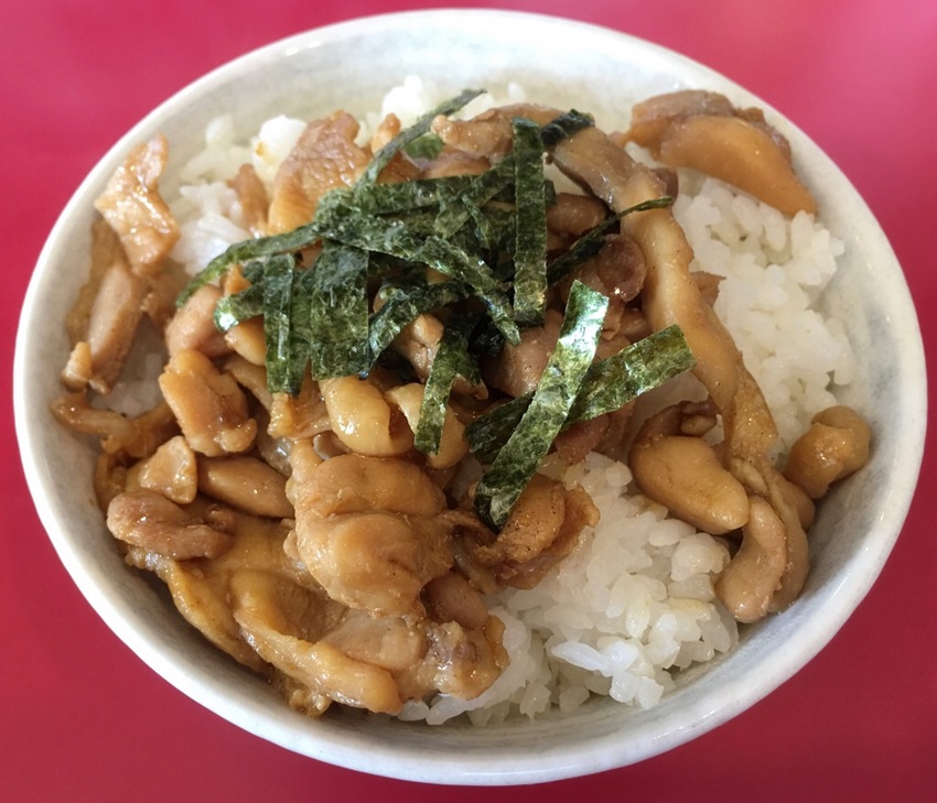 かしわ醤油バター丼