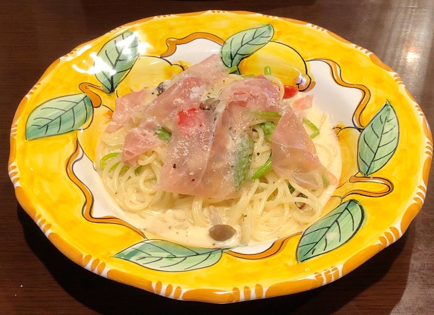 5食限定ランチ 生ハムとアスパ...
