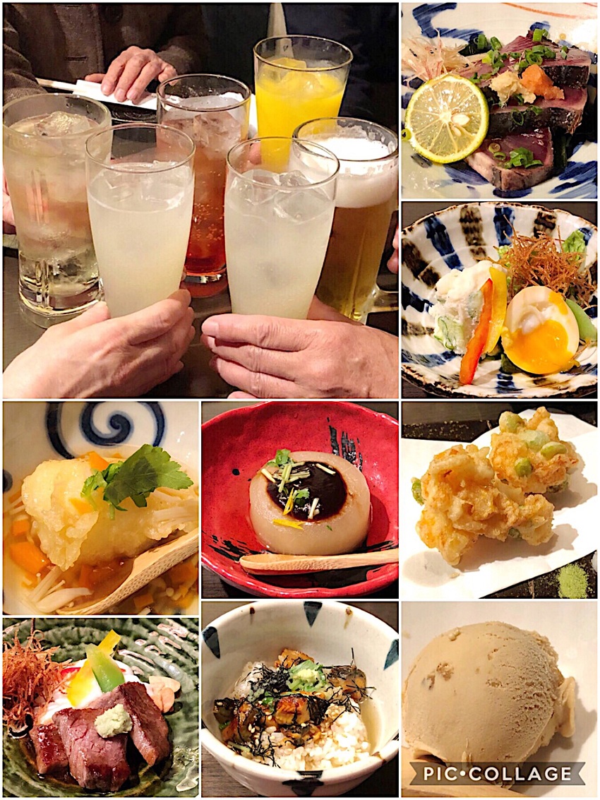 ひじき煮 戻り鰹たたき 薫製卵...