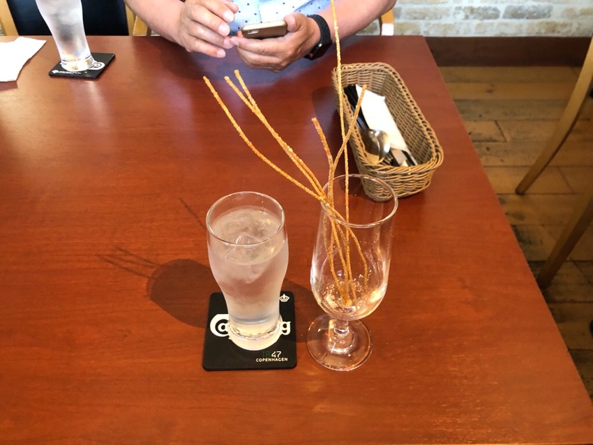 揚げパスタが最初に!