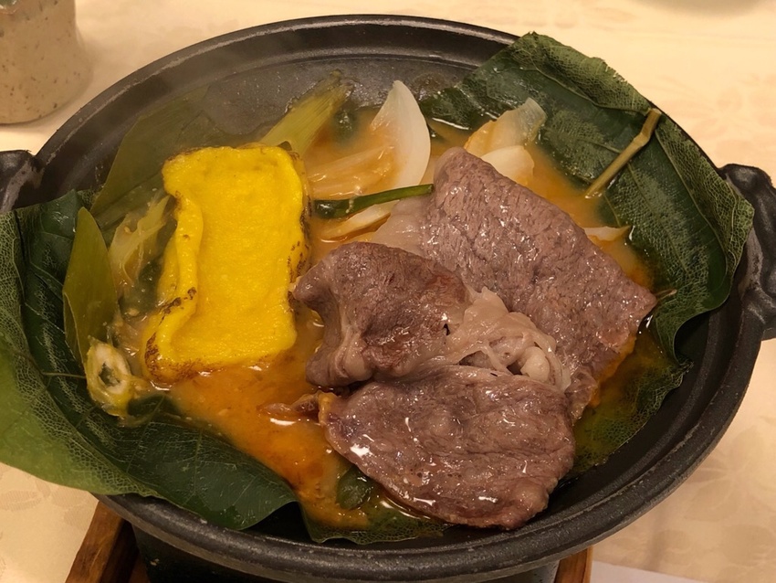 台物 和楽特撰牛青朴葉焼 中葱...