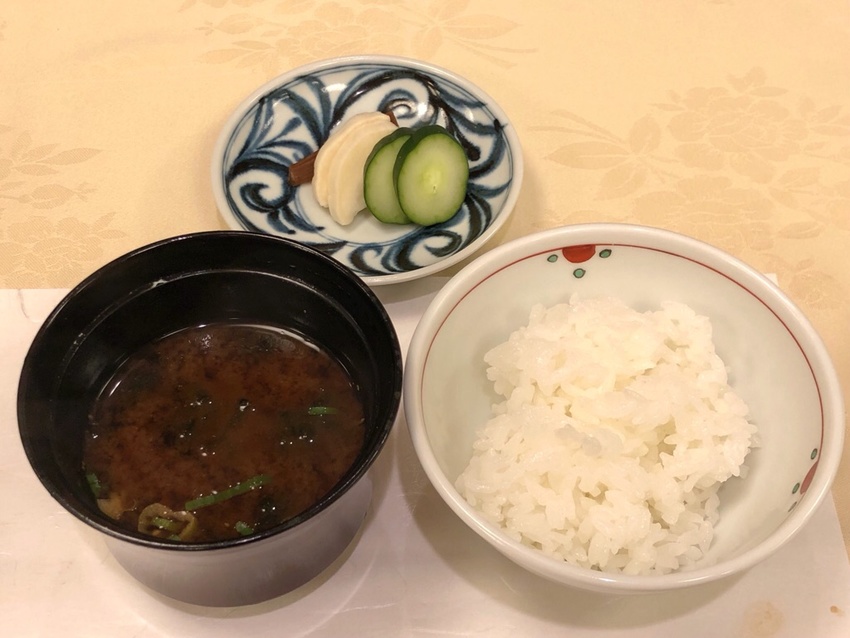 香の物 あおさ赤出汁・佐賀白石...