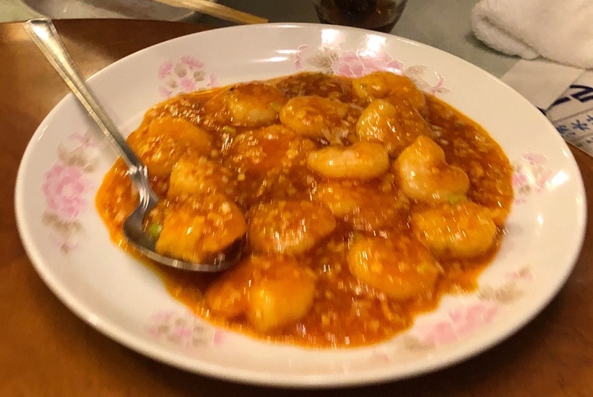 エビのチリソース