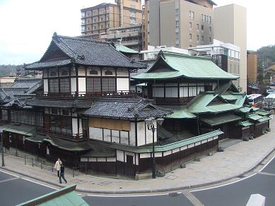 道後温泉、全景