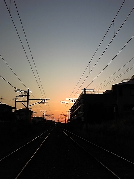 線路はつづくよ　どこまでも・・...