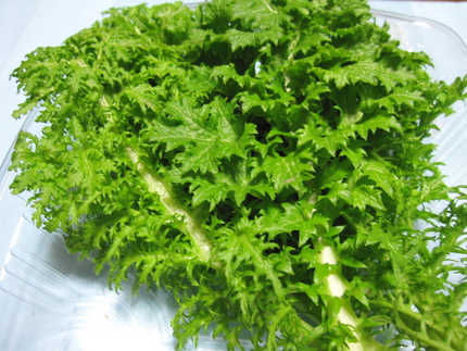 フレッシュ野菜・・・わさび菜