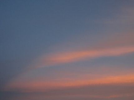 東の空・今日の色