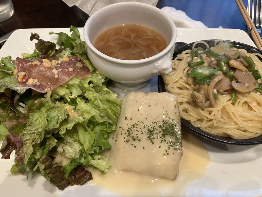 ワンプレートランチ　白身魚