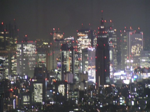 【旅の風景】その１　東京の夜景