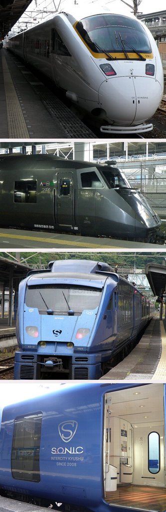 九州を走る特急電車