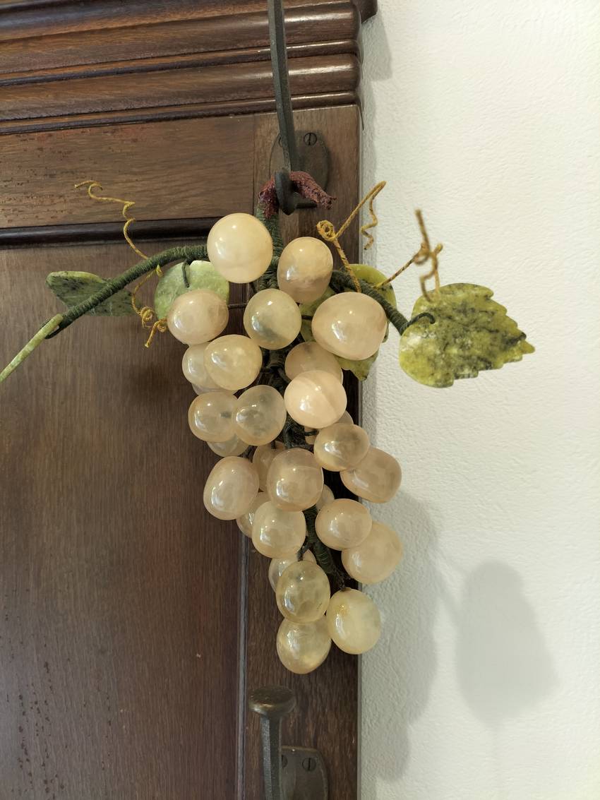 石でつくった「葡萄」も、お気に...