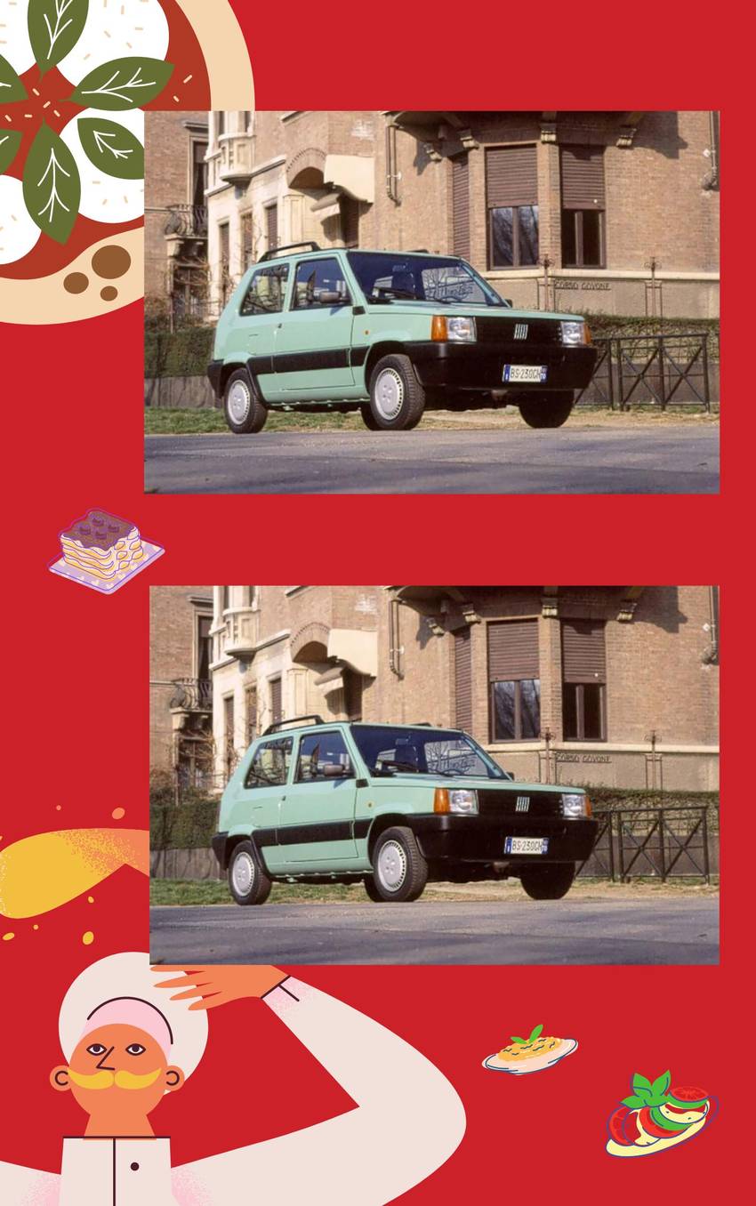 イタリアの国民車: 初代パンダ...