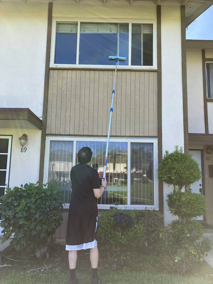 我が家の初夏好例の窓掃除！