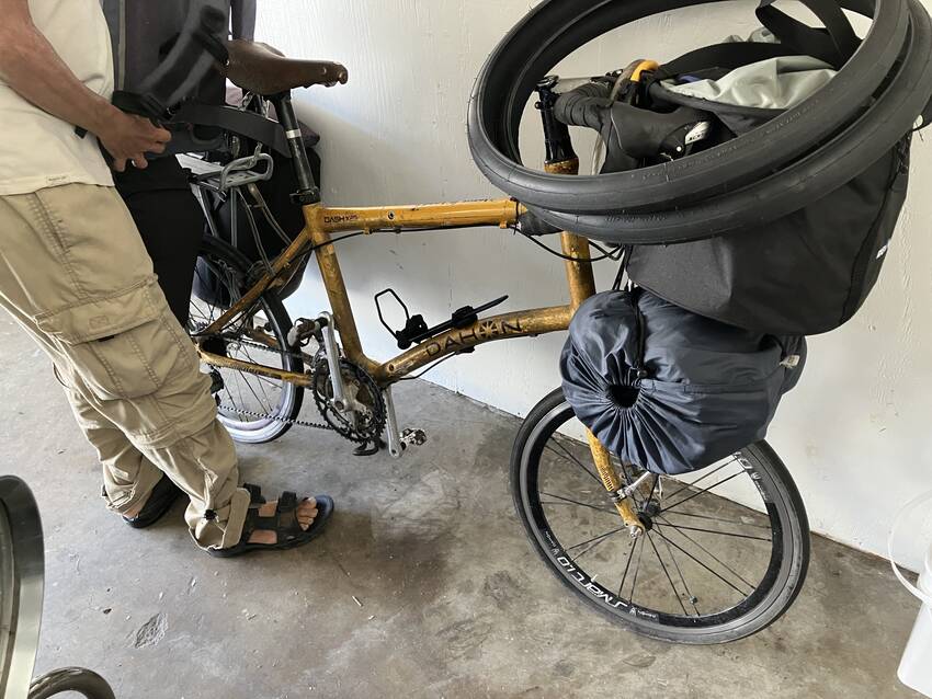 横浜の友人が自転車でアメリカ横...