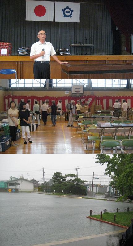 　佐野校区長から経緯説明　　校...
