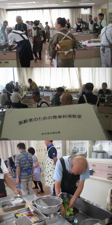 高齢者のための簡単料理教室