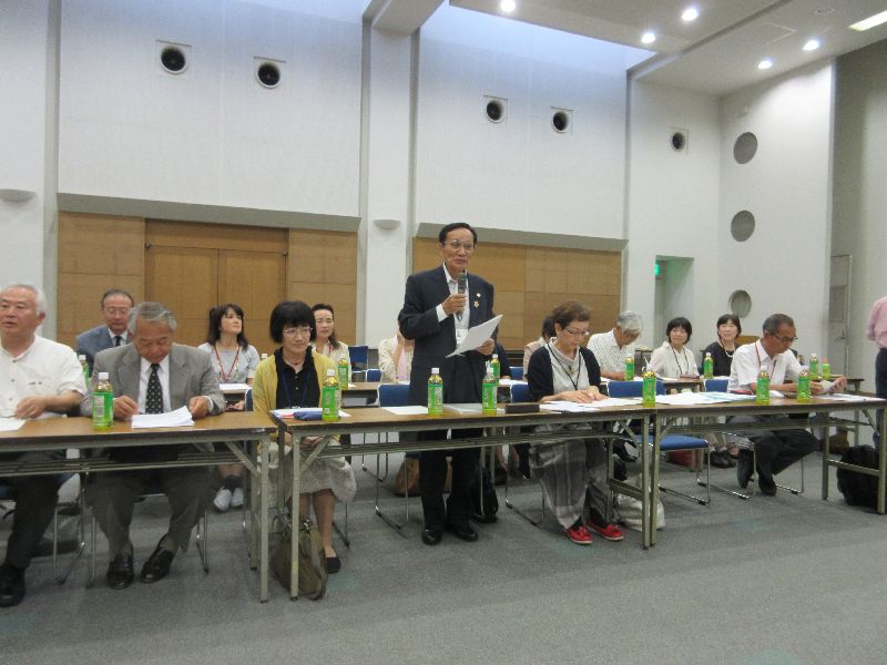 矢作南地区民児協黒川会長の挨拶