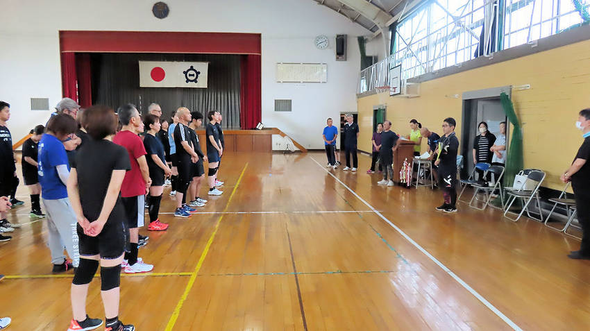競技説明などをおこなう大森スポ...