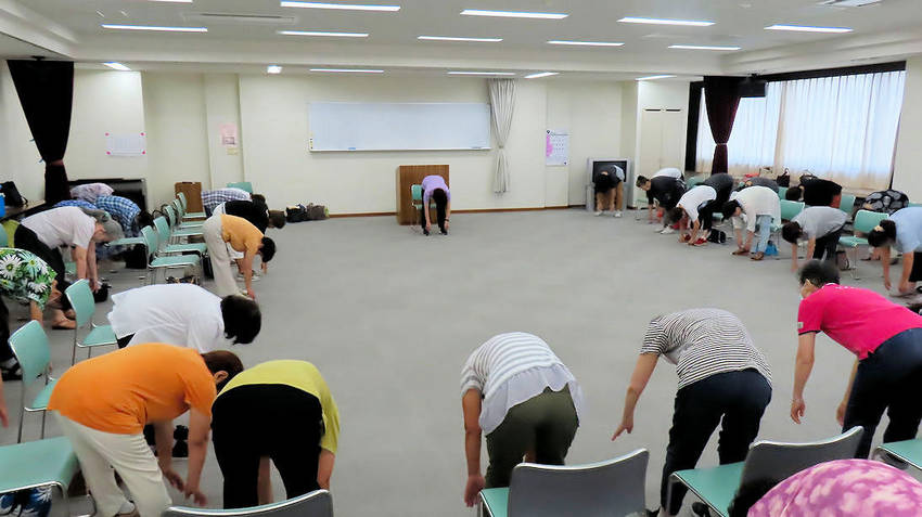 腹筋と背筋の体操