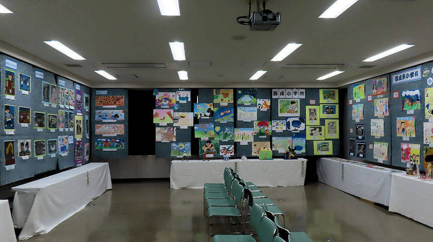 公民館文化展準備完了(1/31...