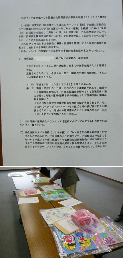 ポスター原画の返却と次年度計画...