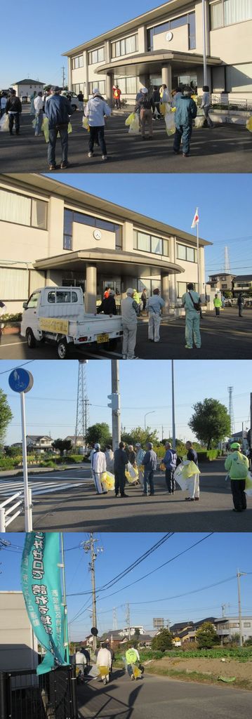 開会挨拶のあとクリーンアップ活...