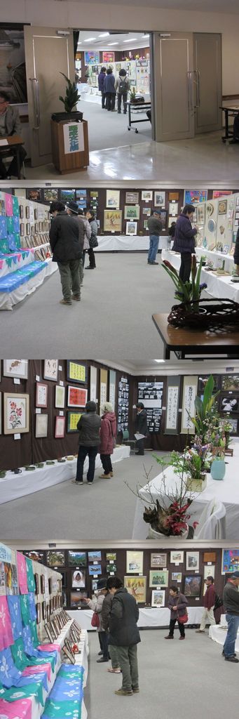 文化展第一会場入り口　書道　生...