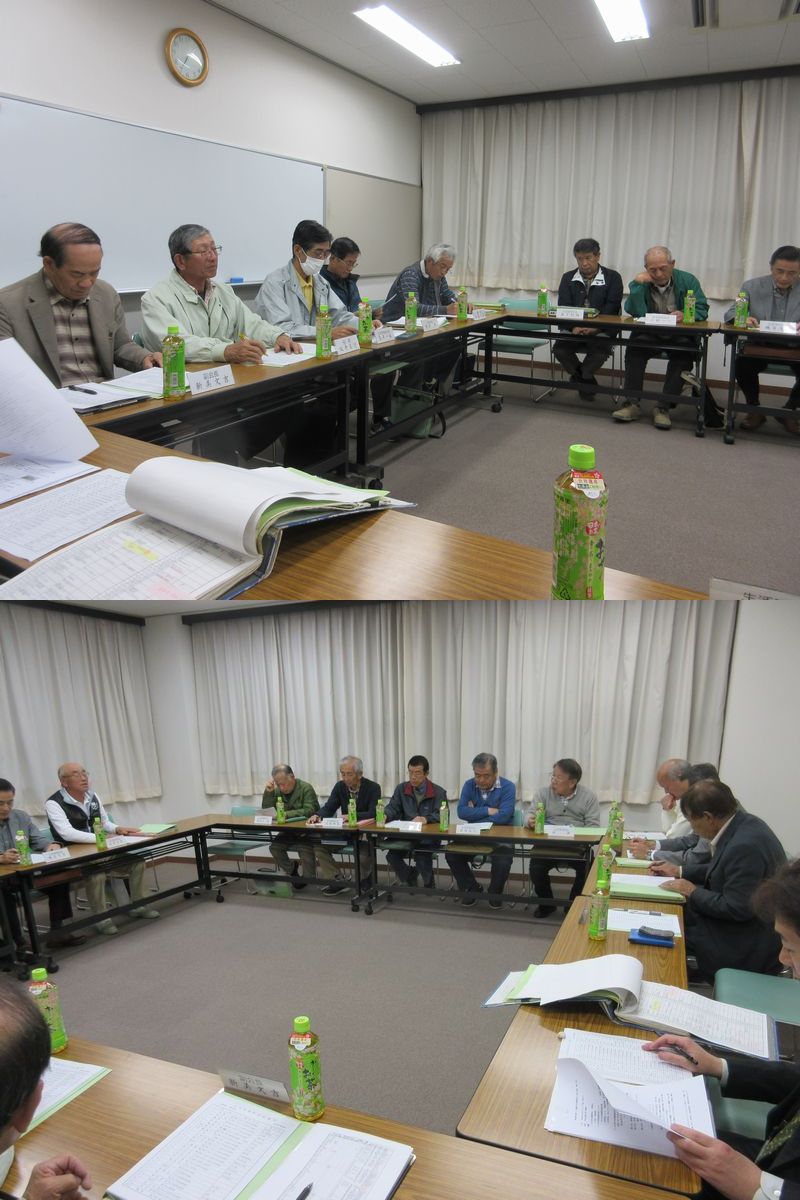 部会の様子（１８名の部会員出席...