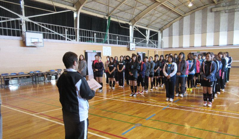 開会式での大会ルール、留意事項...