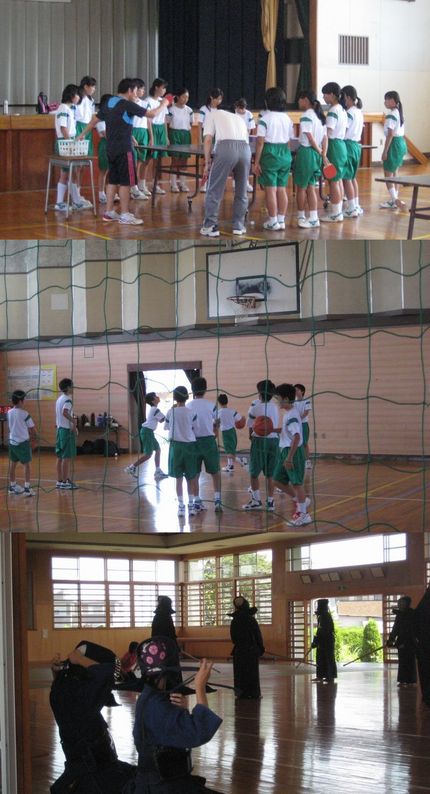 夏休みの中学部活動
