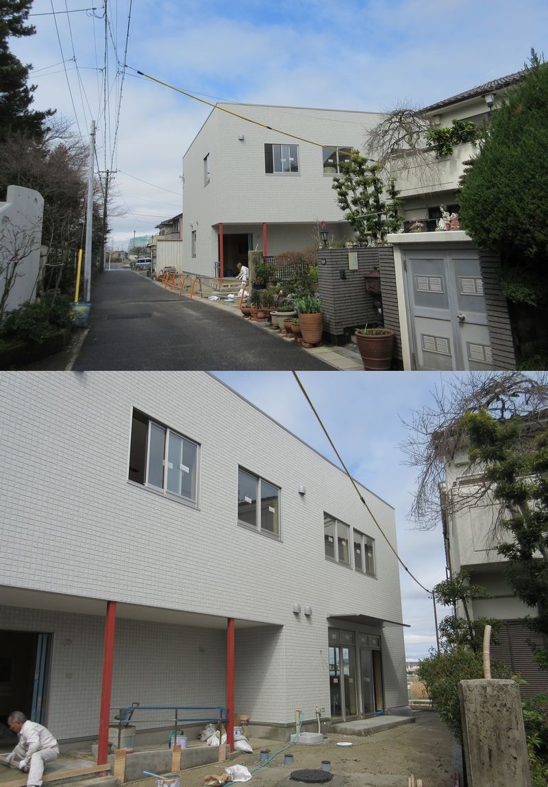 間もなく完成に