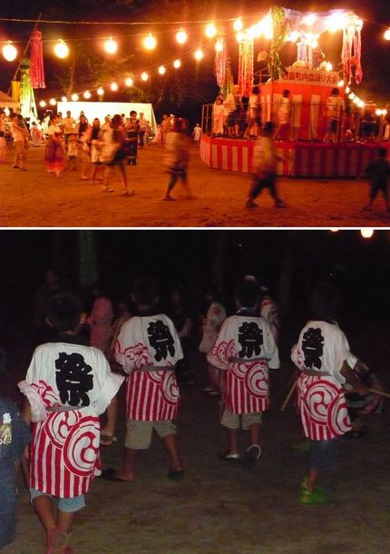 時之島西島町内会盆踊り