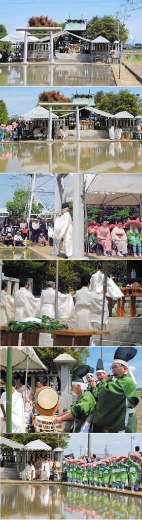 御田植祭の写真（１）