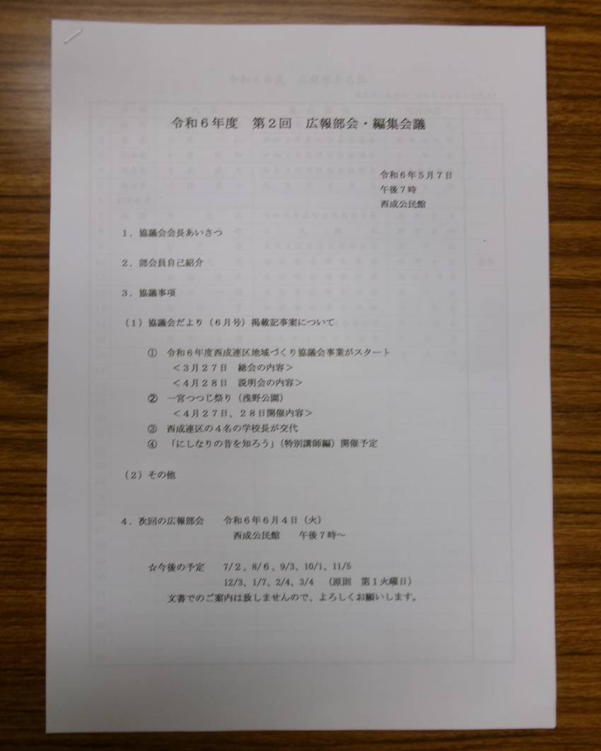 会議資料