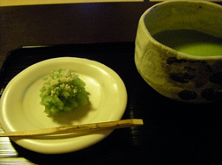 京都で幸せな和菓子のお茶時間