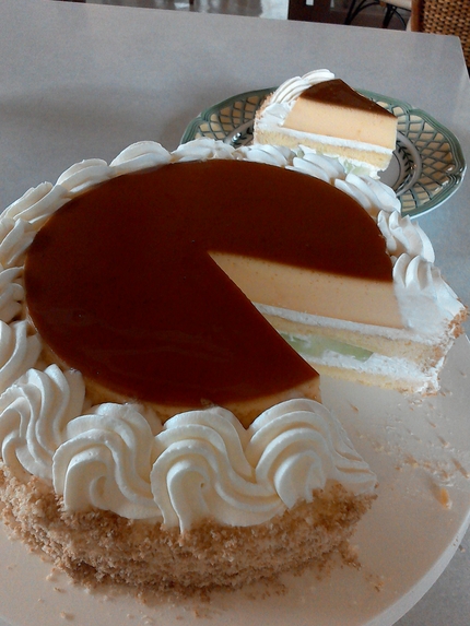 プリンケーキ